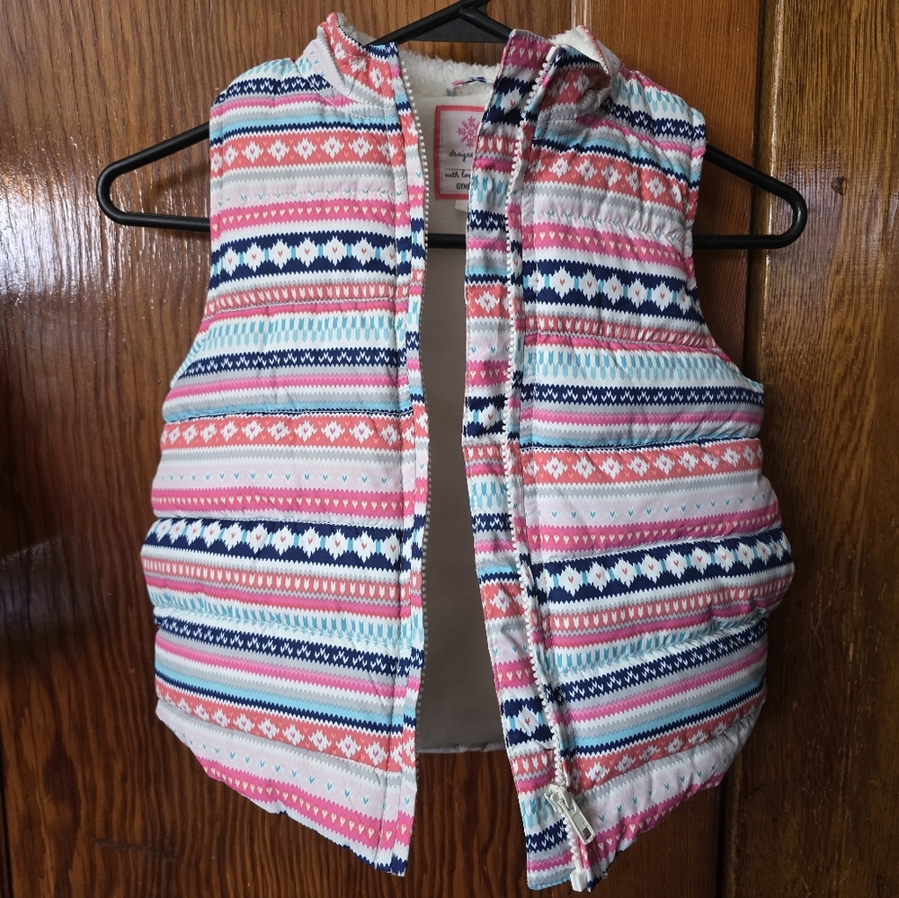 Girls Gymboree Puffer Vest Size S